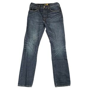 J.Crew Slim Straight Mens Jeans Size 31x34 Dark Wash Denim Tall Casual‎ Pants